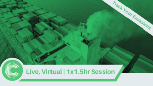 Container ship with cargo containers